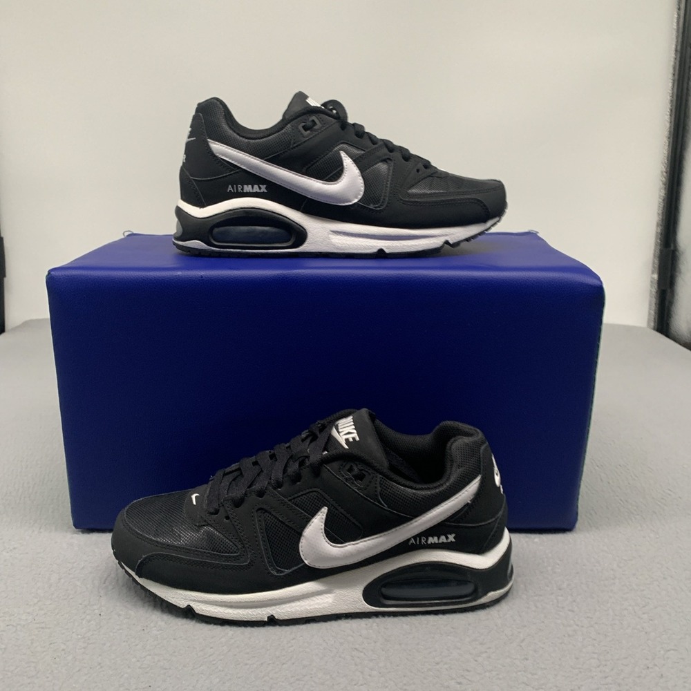 Nike Air Max Command Running Shoe Black White 629993-032 Mens Size 9.5 New